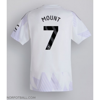 Billige Fotballdrakt Manchester United Mason Mount #7 Replika Bortedrakt 2025-26 Kortermet